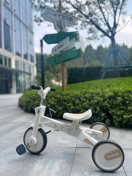 ♯20 SCOOT ABOUT4輪車 Amazon.co.jp: Gorocking 三輪車 折りたたみ 一台四役 4in1 押し